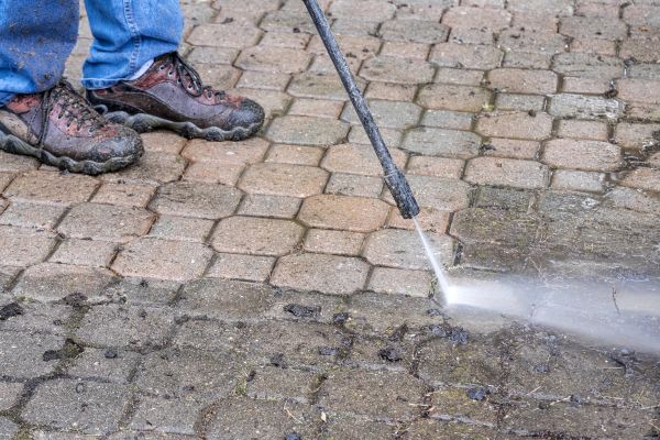 Stone Patio Cleaning in Park City