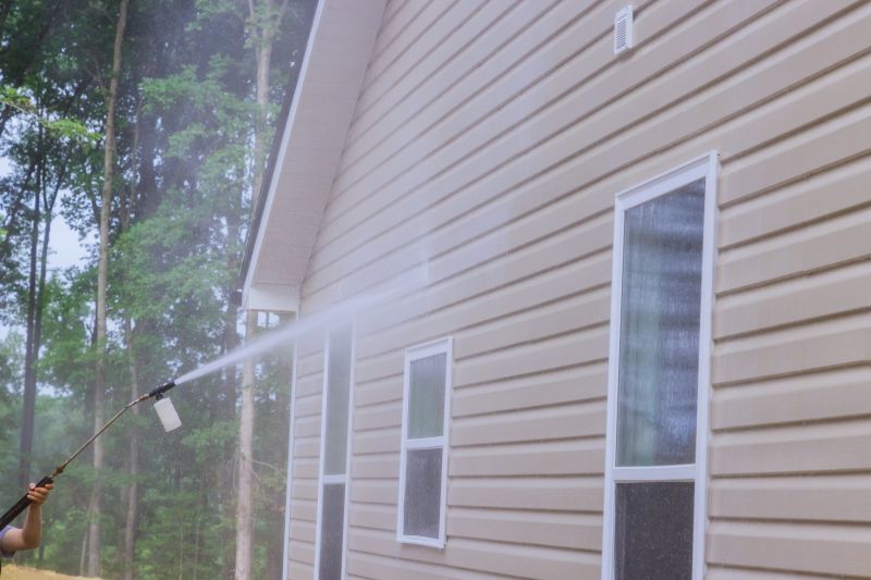 Residential Powerwashing detail